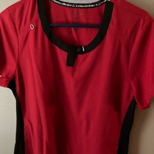 Ladies Koi scrub top